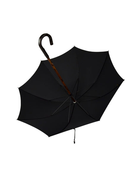 Fox Umbrellas | Gent's Umbrella | Bark Chestnut | Finest Quality English Umbrella | Solid Shaft | The Fox Umbrella