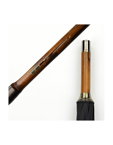 Fox Umbrellas | Gent's Umbrella | Bark Chestnut | Finest Quality English Umbrella | Solid Shaft | The Fox Umbrella
