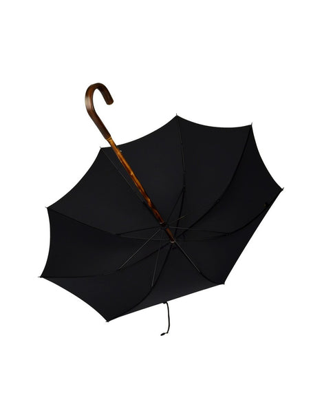 Fox Umbrellas | Polished Chestnut  Gent's Umbrella | Finest Quality English Umbrella | Solid Shaft | The Solid Fox Umbrella