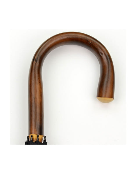 Fox Umbrellas | Polished Chestnut  Gent's Umbrella | Finest Quality English Umbrella | Solid Shaft | The Solid Fox Umbrella
