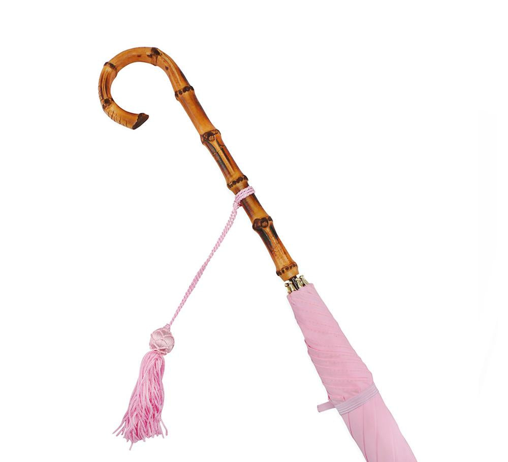 Fox Umbrellas | Ladies Whangee Umbrella | Long Bamboo Handle | Slender and Elegant | The Fox Umbrella