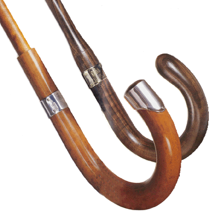 Fox Umbrellas | Malacca Prince of Wales Umbrella with Tartan Canopy | Sterling Nose Cap and Collar | The Original Prince of Wales Umbrella