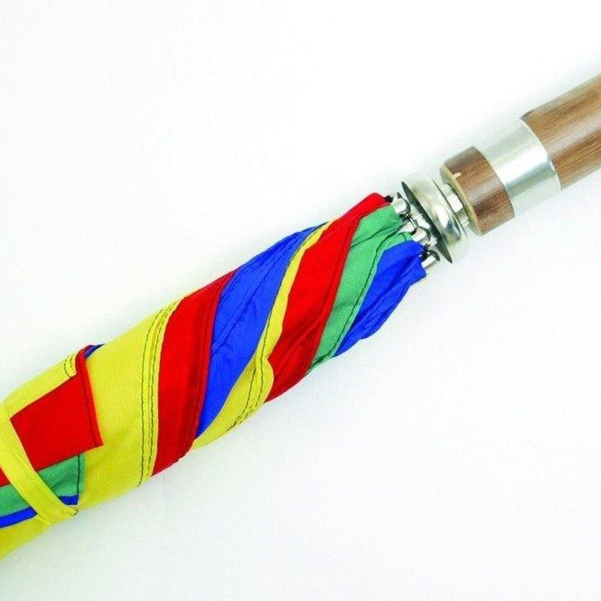Burke Umbrella | Chestnut Straight Handle Golf Umbrella | Custom Solid Colors