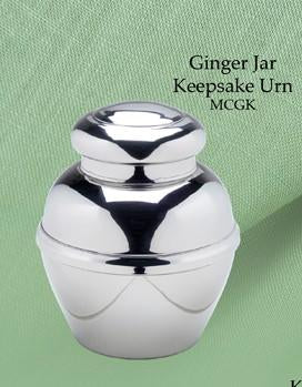 Funeral | Ginger Jar Urn | Container | Vase | Capsule | Cistern | Ewer | Ossuary | Pitcher | Samovar | Vessel | Sterling and Burke-Urn Jar / Urn Vase / Urn Box-Sterling-and-Burke