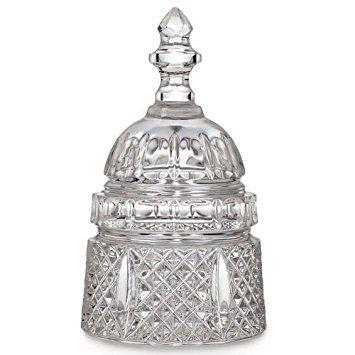 Waterford Crystal Capitol Dome Paperweight | Custom Stamped Pouch | Leather Stamped Box