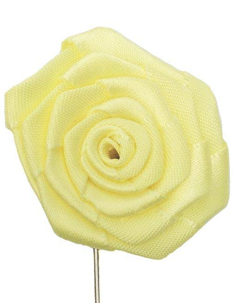 Bill Murray Flower Lapel Pin | Yellow Silk Floral Lapel Pin | Lapel Flower | Hand Made in USA-Lapel Pin-Sterling-and-Burke