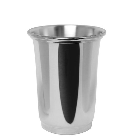 Julep Cup 1A | 3.5" Tall | 9 oz. | Small Alabama Julep Cup | Solid Pewter | Made in USA | Sterling and Burke-Julep Cup-Sterling-and-Burke