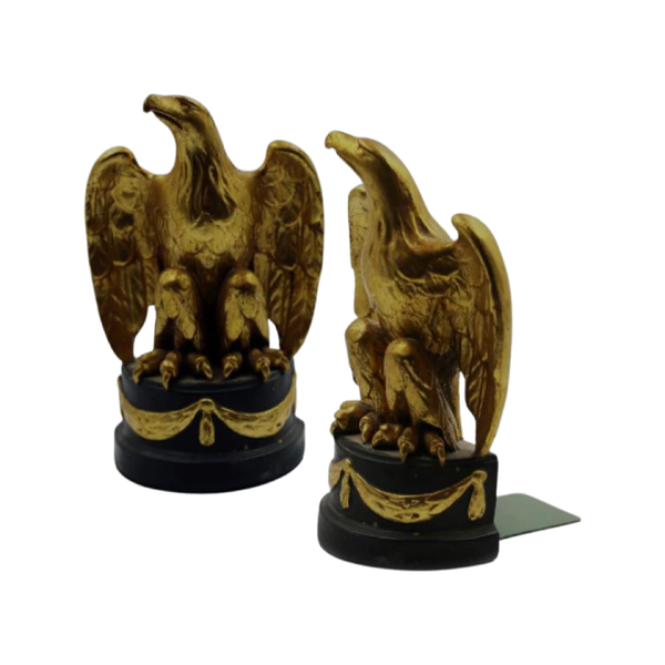 Reproduction Federal Eagle | New Black American Eagle Award and Business Gift on Base | JFK Bookends