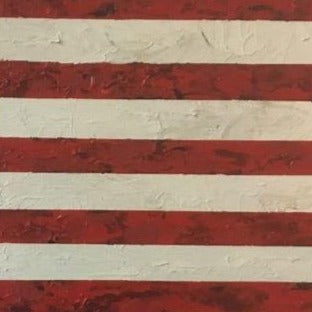 Art | Freedom Navy | American Flag Art Giclee on Canvas by Sue Israel