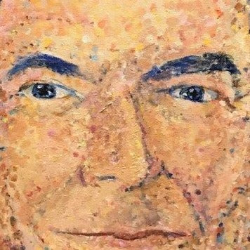 Art | Ronald Reagan | Acrylic by Sue Israel | 30" x 24"