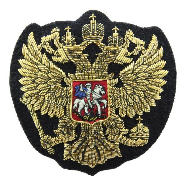 Russian Coat of Arms Blazer Badge | Made in England-Blazer Badge-Sterling-and-Burke