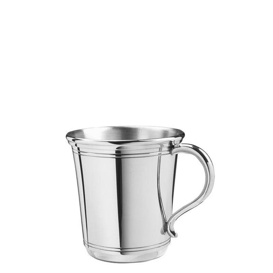 Baby Cup | Carolina Baby Cup with Handle | 5 oz. | Solid Pewter | Made in USA | Sterling and Burke-Baby Cup-Sterling-and-Burke