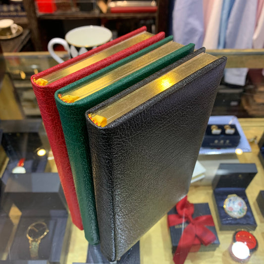 Leather Notebook | 7 by 4.5 inches | Lined Pages | Buffalo Calf | Charing Cross M74CA
