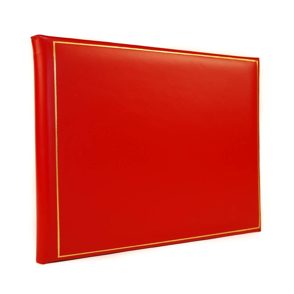 Guest Book | Fine Calf Leather Binding | Gold Tooling | 7 by 9 Inches | Guests-Guest Book-Sterling-and-Burke