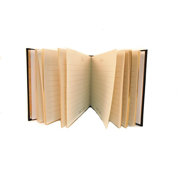 Guest Book, Gold Border, 7 by 9 Inches -POS-Guest Book-Sterling-and-Burke