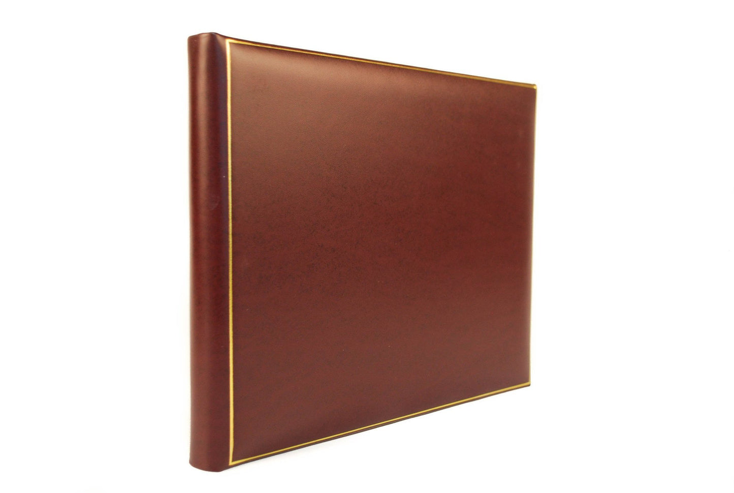 Guest Book | 8 by 10 Inches | Superior Quality Smooth Calf | Blank Pages | Hand Made in England | Charing Cross-Guest Book-Sterling-and-Burke