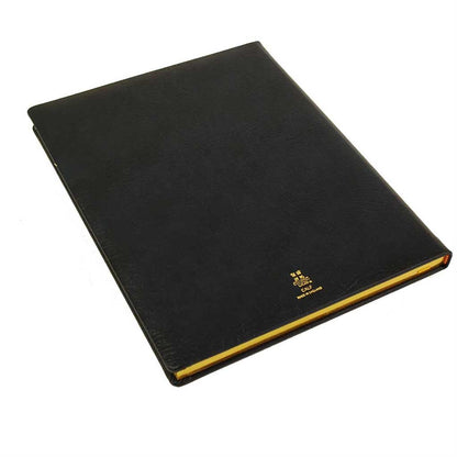 Leather Notebook / Guest Book, 10x8 | Vertical | Buffalo Calf | Blank Pages | Charing Cross-Notebooks-Sterling-and-Burke