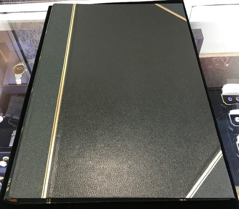 Leatherbound Scrapbook | Photo Album | Charing Cross | 16.5" x 11.5"-Photo Album-Sterling-and-Burke