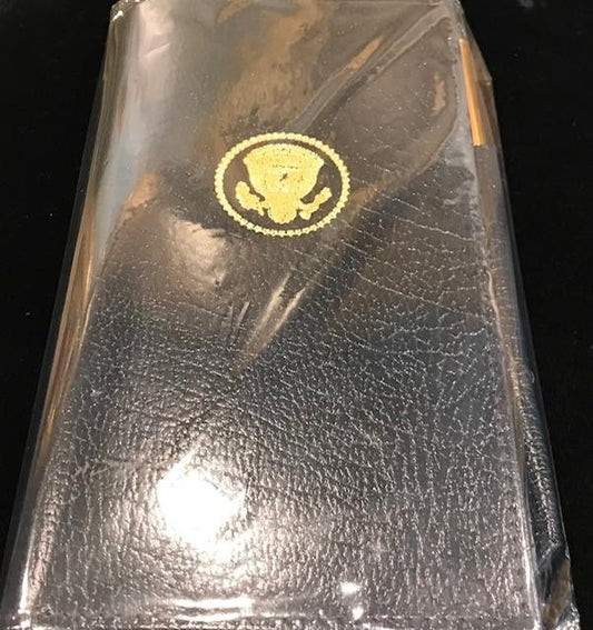 Leather Cover with Removable Notes and Pencil, 6.5" x 4", with The Great Seal-Titled Notebooks-Sterling-and-Burke