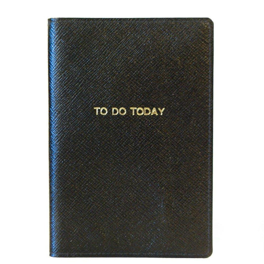 Leather Cover with Removable Notes, 6x4, "To Do Today"-Titled Notebooks-Sterling-and-Burke