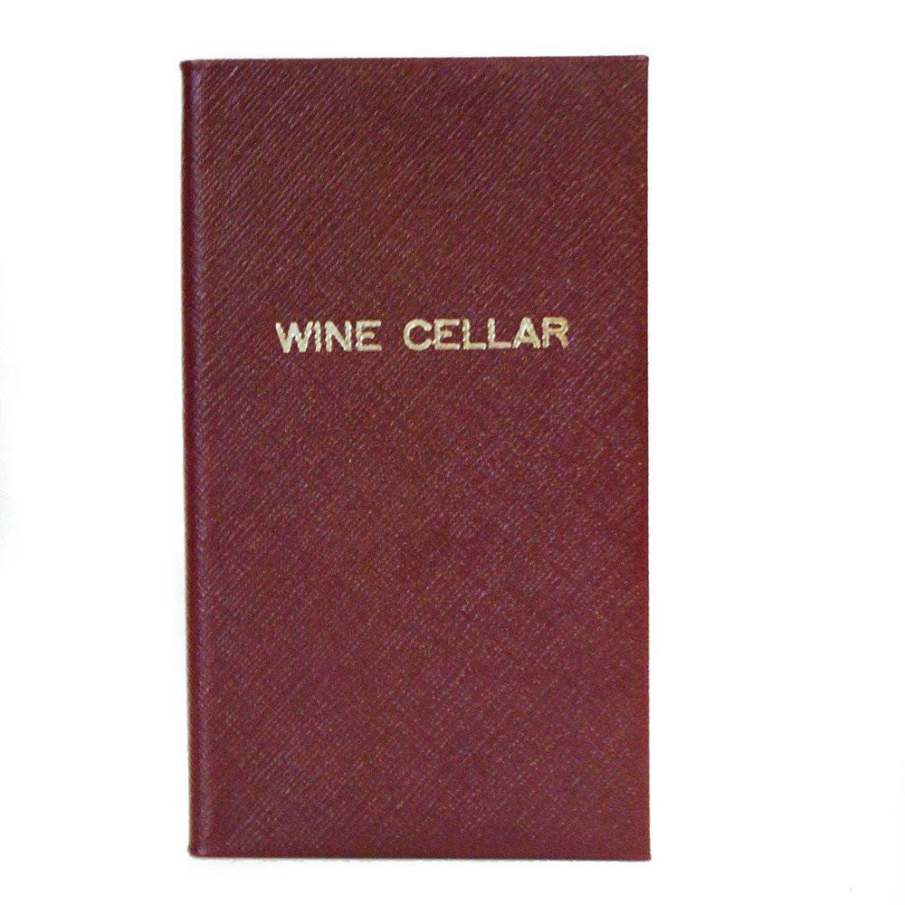 Crossgrain Leather Notebook, 7x4, "Wine Cellar"-Titled Notebooks-Sterling-and-Burke