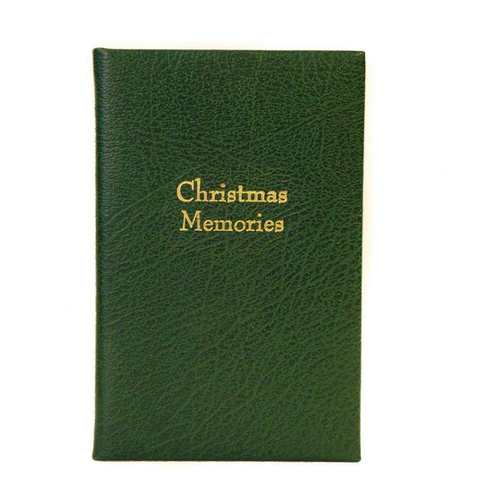 Leather Notebook, 7x5, "Christmas Memories" | Buffalo Calf | Charing Cross-Titled Notebooks-Sterling-and-Burke