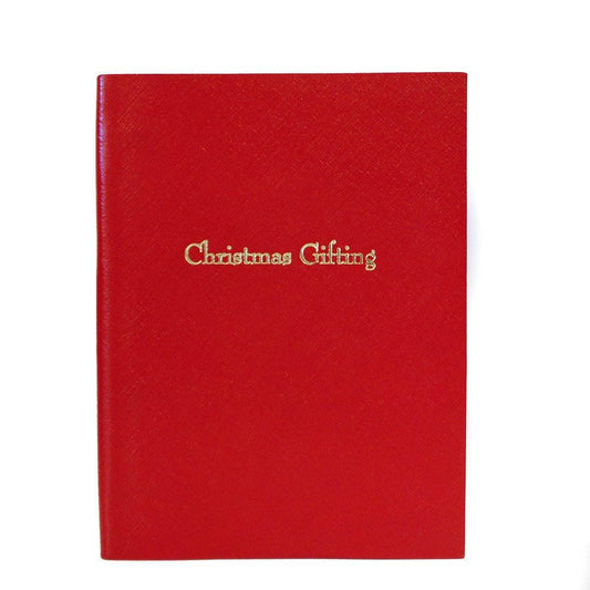 Crossgrain Leather Notebook, 8x6, "Christmas Gifting"-Titled Notebooks-Sterling-and-Burke