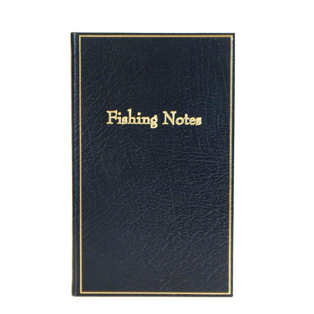 Leather Notebook, 7x4, "Fishing Notes" | Buffalo Calf | Charing Cross-Titled Notebooks-Sterling-and-Burke