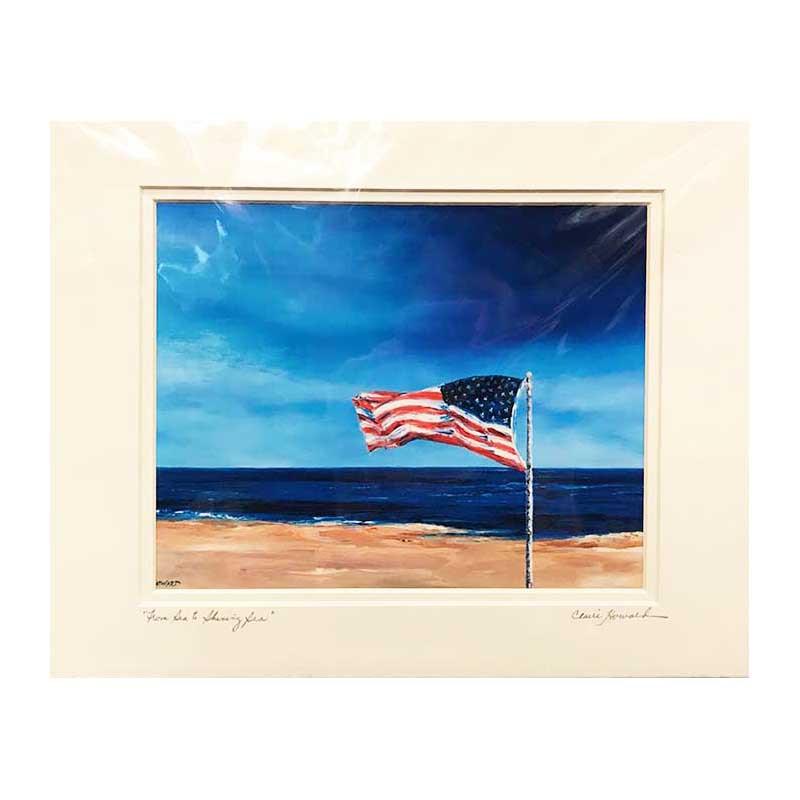 Art | From Sea to Shining Sea | Giclee by Claire Howard | 11" x 14"-Giclee Print-Sterling-and-Burke