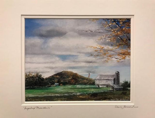Art | Sugarloaf Mountain | Giclee with Mat | Handsigned by Claire Howard | 8" x 10"-Giclee Print-Sterling-and-Burke