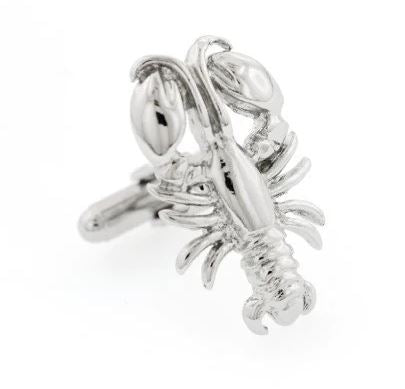 Lobster Cufflinks | Lobster Cufflinks Manufactured in USA Silver Finish