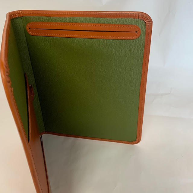 Bespoke Hand Stitched Pad Cover | English Bridle Hide | Portfolio for Legal Pad | Custom Made in England