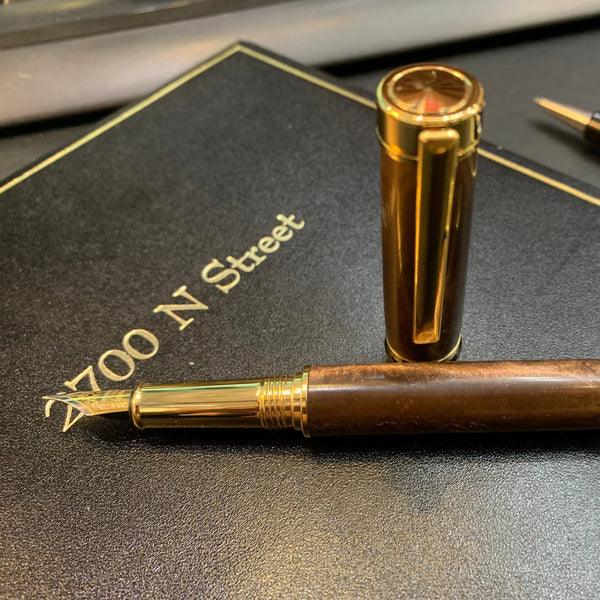 Bespoke Luxury Pens | Rollerball, Ballpoint, and Fountain Pen | Custom Colour with Silver or Gold Custom Writing Instruments | Charing Cross Ltd