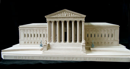 DC Supreme Court Sculpture | Custom Supreme Court Plaster Model | Made in England | Timothy Richards