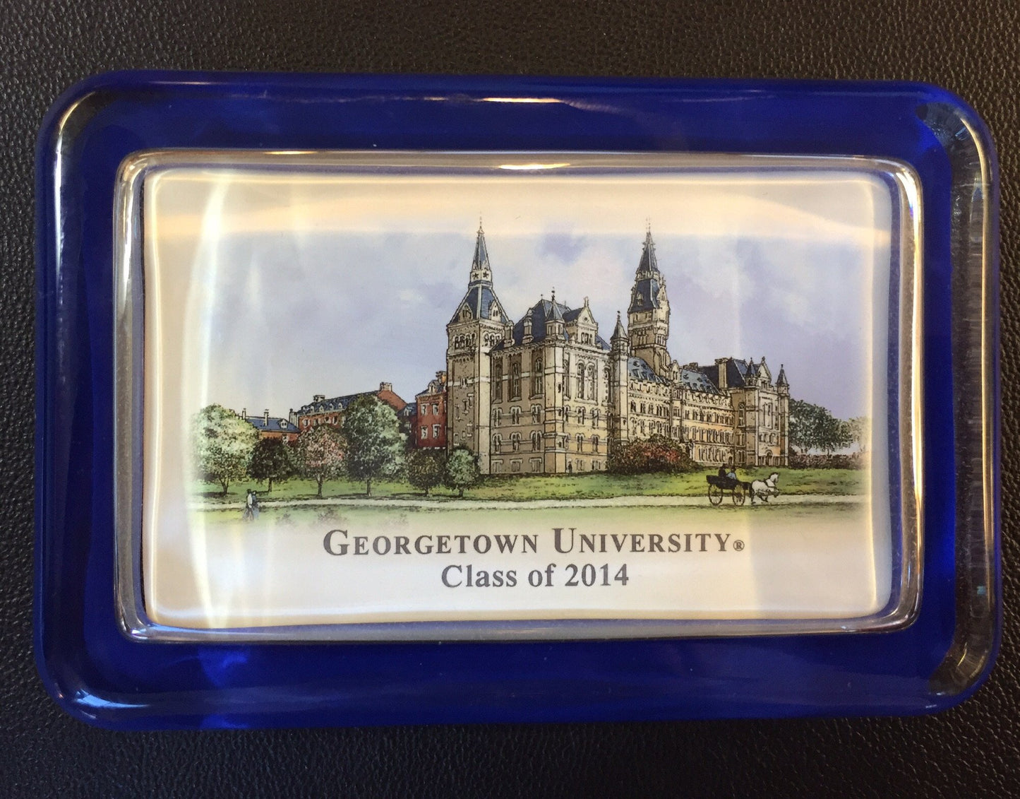Georgetown University | Class of 2014 | Paperweight | Sample-Desk Accessory-Sterling-and-Burke