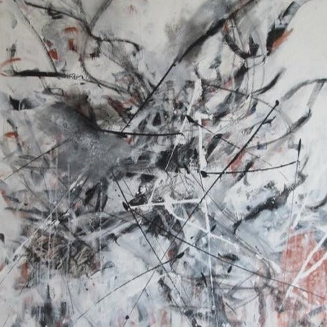 Art | Dance | Acrylic Mixed on Canvas by Fabiano Amin | 48" x 36"