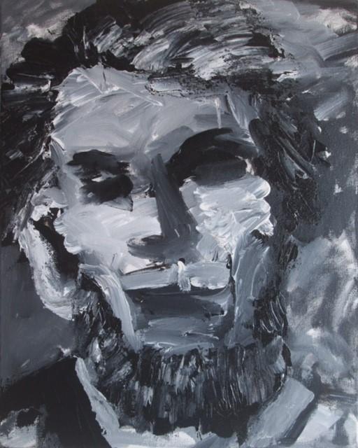 Art | Lincoln | Original Acrylic Mixed on Gallery Canvas by Fabiano Amin | 20" x 16"