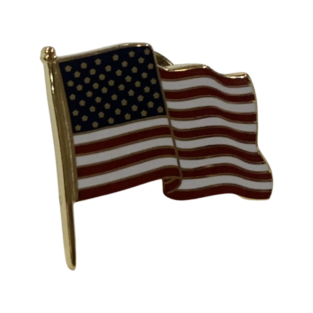 American Flag Lapel Pin | American Flag Pin | USA Flag Lapel Pin | High Quality | Made in USA