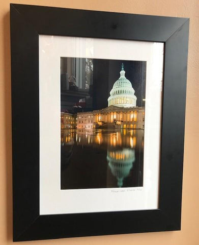 Capitol at Night | Photograph by Frank Lee Ruggles | 20" x 16"-Photography-Sterling-and-Burke