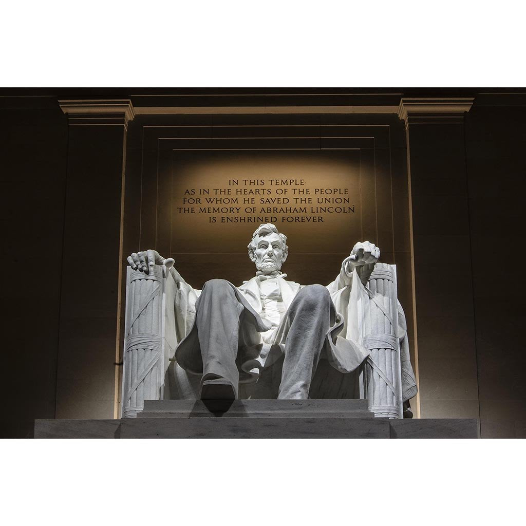 Seated Lincoln | Photograph by Frank Lee Ruggles | 28" x 36"-Photography-Sterling-and-Burke