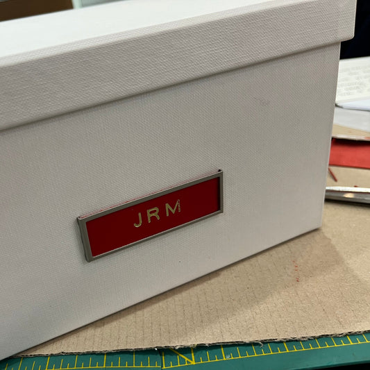 Gift Box | Archival | 8 by 8 by 5 inches | Personalized with Initials