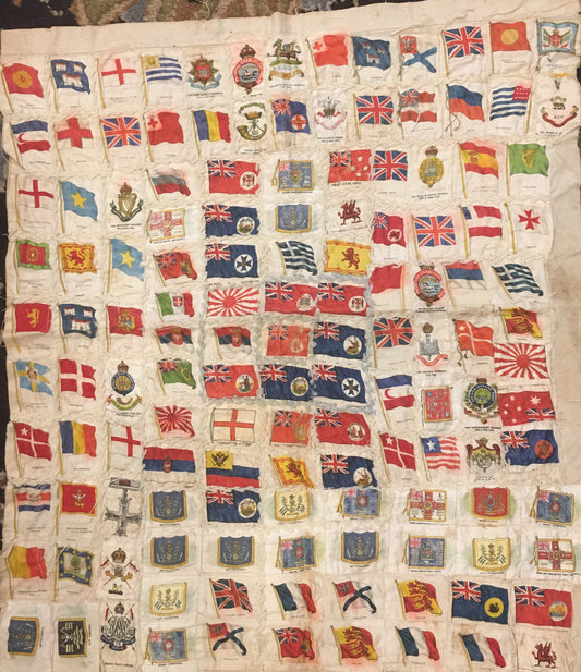 Multi-Flag Quilt | 21 by 24 Inches-Vintage Flag-Sterling-and-Burke