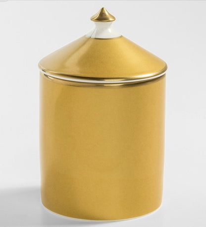 Halcyon Days Solid Gold Vanilla Lidded Candle-Candle-Sterling-and-Burke