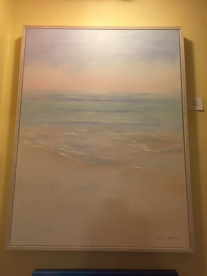 Art | Summer, Dreaming | Original Oil Painting by Claire Howard | 40" x 30"-Oil Painting-Sterling-and-Burke