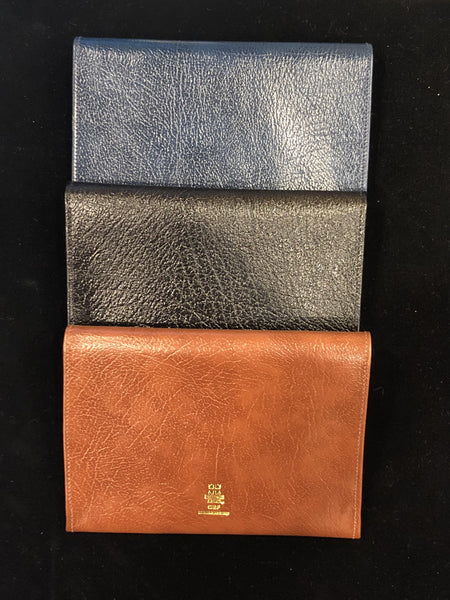 Photo Envelope Wallet with a Pen | Smooth Calf Leather | Silk Lining | Made in England | Sterling and Burke-Leather Envelope-Sterling-and-Burke