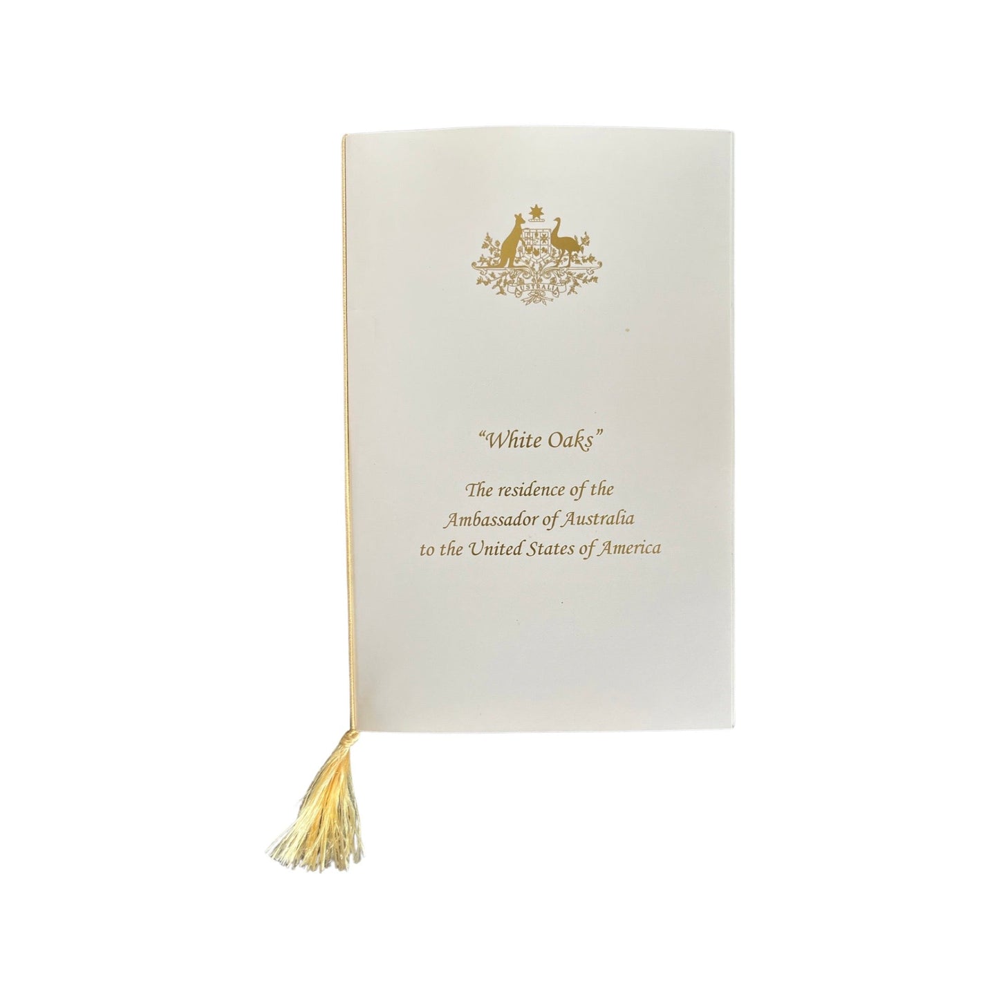 Australian Embassy | Fancy Silk Tassel with Ball on Stretch Cord | Small Tassel on Elastic Cord | For Diplomatic Menu Program Cover Tassel