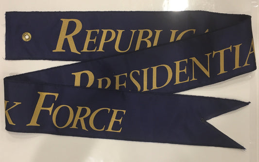 Republican Presidential Task Force Flag | 51 by 3.5 Inches | Political | Patriotic | Historic-Vintage Flag-Sterling-and-Burke