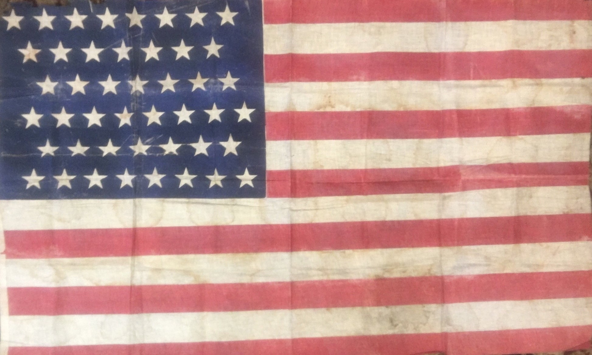 45 Star American Flag #2 | 38.5" x 64"-Vintage Flag-Sterling-and-Burke