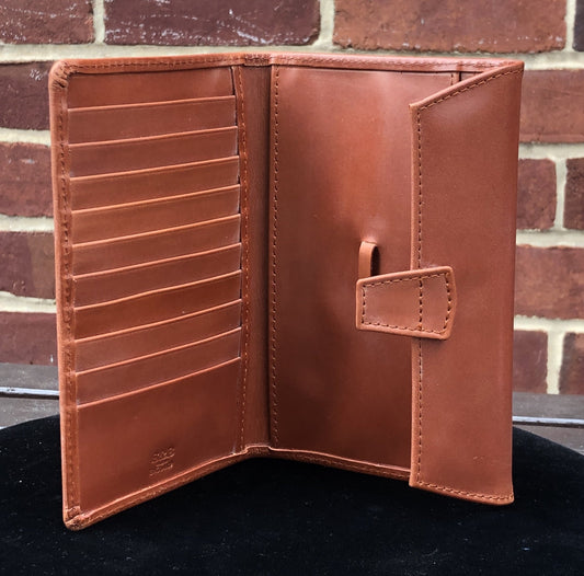 Farmer's Wallet | Breast Wallet | English Bridle Leather | Hand Made in England-Wallet-Sterling-and-Burke