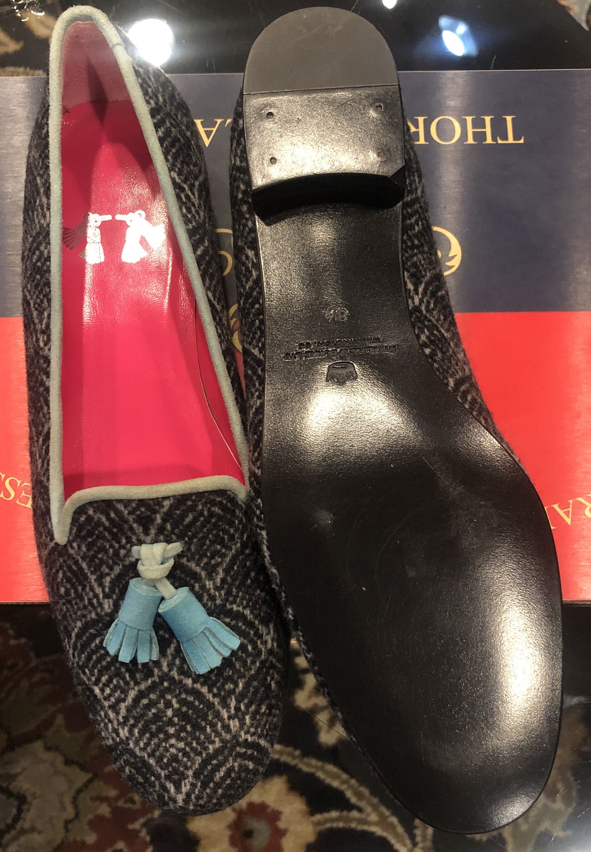 Custom Ladies Shoes | Women Flat Shoes | Comfortable Feet | Hand Made | US Size 8 1/2 | Sterling and Burke-Bespoke Shoes-Sterling-and-Burke